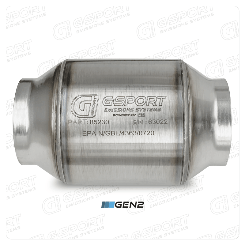 GESI G-Sport 400 CPSI GEN 2 EPA Compliant 3.0in Inlet/Out Catalytic Converter-4.5in x 4in 500-850HP-tuningsupply.com