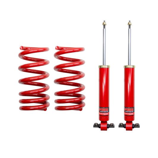 Pedders EziFit SportsRyder Rear Spring And Shock Kit 2015+ Ford Mustang-tuningsupply.com