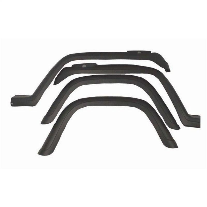 Omix 4-Piece Fender Flare Kit- 87-95 Jeep Wrangler YJ-tuningsupply.com