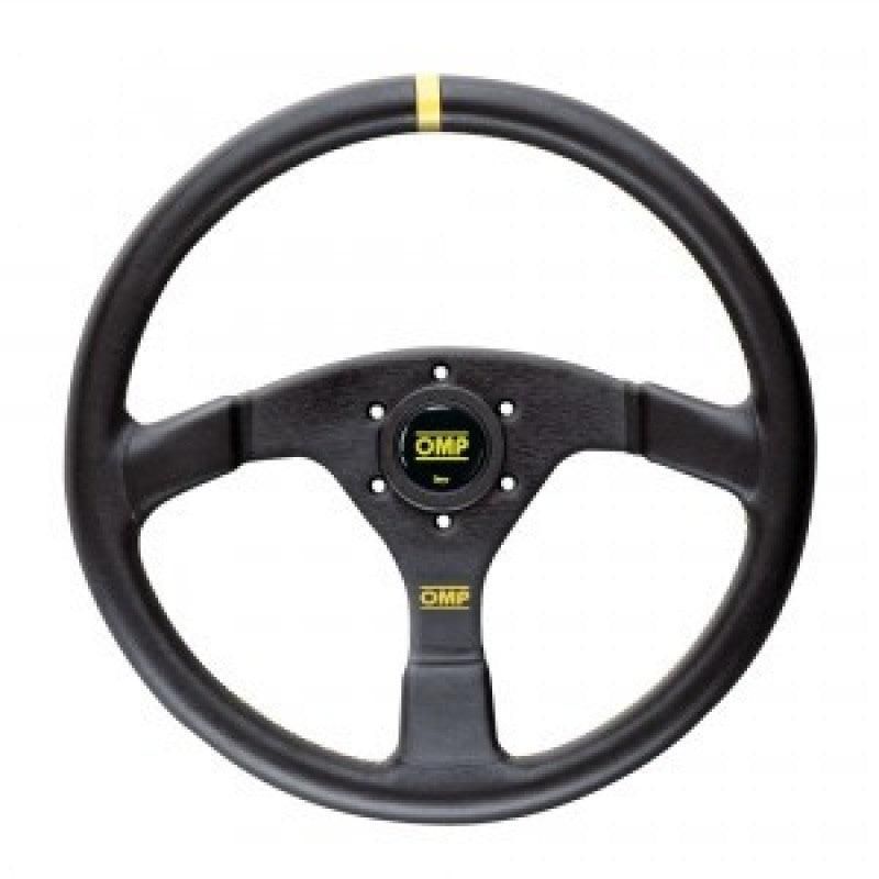 OMP Velocita Flat Steering Wheel 350mm - - Small Suede (Black)-tuningsupply.com