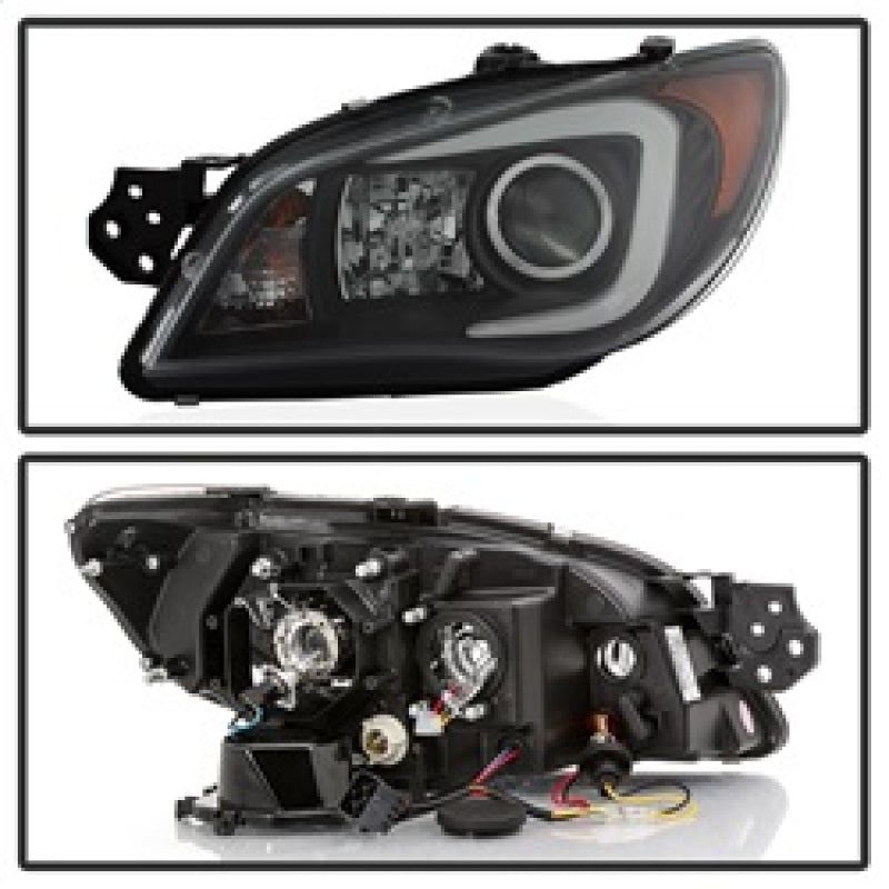 Spyder Subaru WRX 2006-2007 Projector Headlights - Halogen Only - Black PRO-YD-SWRX06-LBDRL-BK-Headlights-SPYDER-SPY5083920-SMINKpower Performance Parts