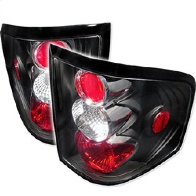 Spyder Ford F150 Flareside 04-08 Euro Style Tail Lights Black ALT-YD-FF15004FS-BK - SMINKpower Performance Parts SPY5003225 SPYDER