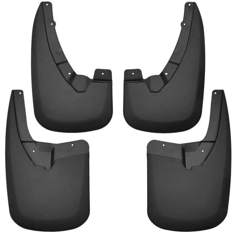 Husky Liners 09-17 Dodge Ram 1500 w/o Fender Flares Front and Rear Mud Guards - Black-tuningsupply.com