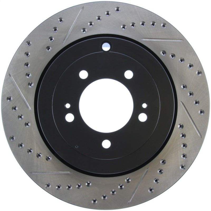 StopTech Slotted & Drilled Sport Brake Rotor-Brake Rotors - Slot & Drilled-Stoptech-STO127.46075R-SMINKpower Performance Parts