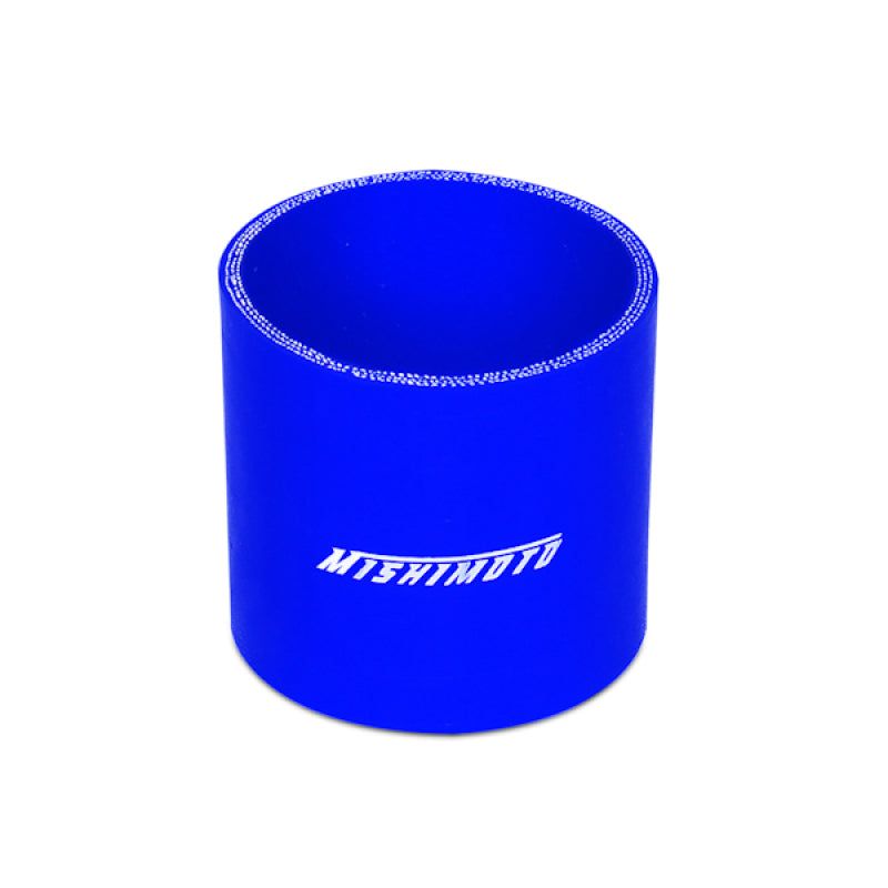 Mishimoto 3.0 Inch Blue Straight Coupler-tuningsupply.com