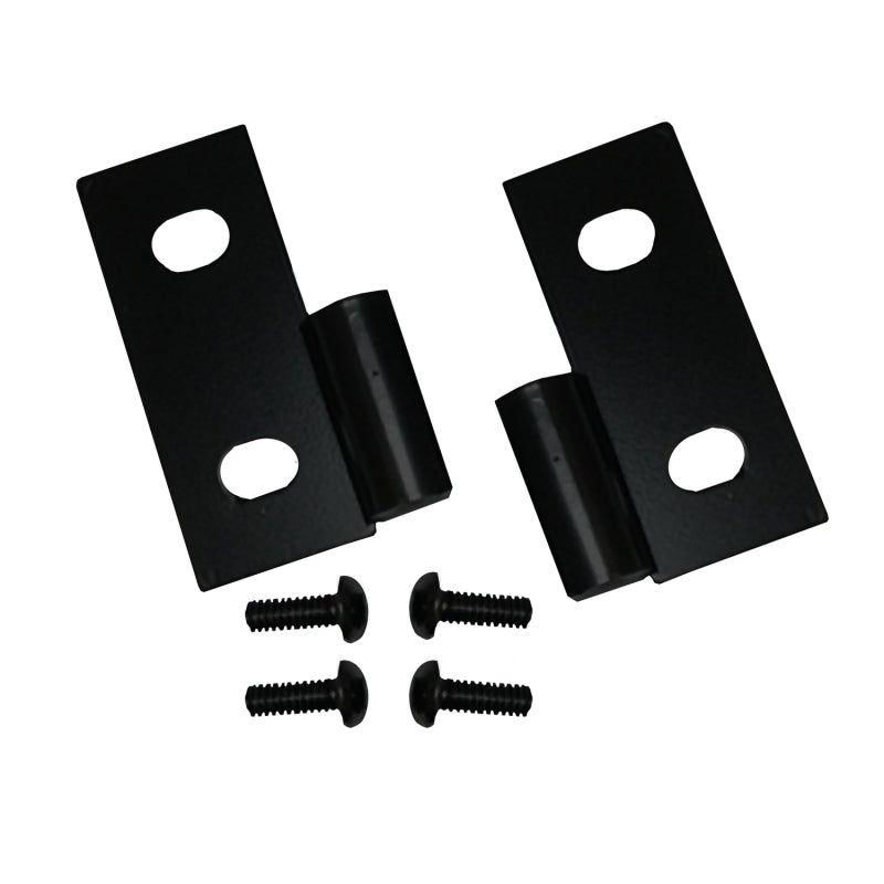 Rugged Ridge 76-06 Jeep CJ / Jeep Wrangler Black Lower Door Hinge Brackets-Hardware Kits - Other-Rugged Ridge-RUG11202.03-SMINKpower Performance Parts