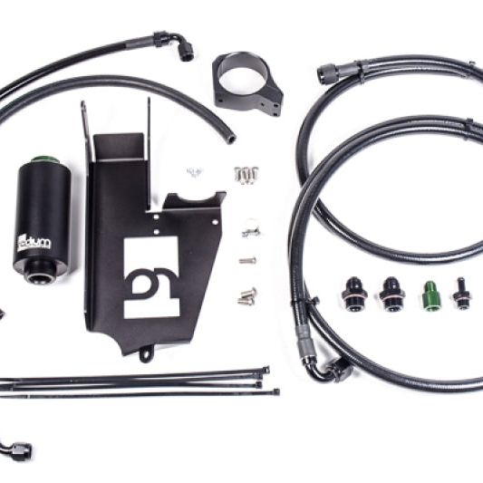 Radium Engineering Fuel Hanger Plumbing Kit EVO 7/8/9 Microglass Filter-tuningsupply.com