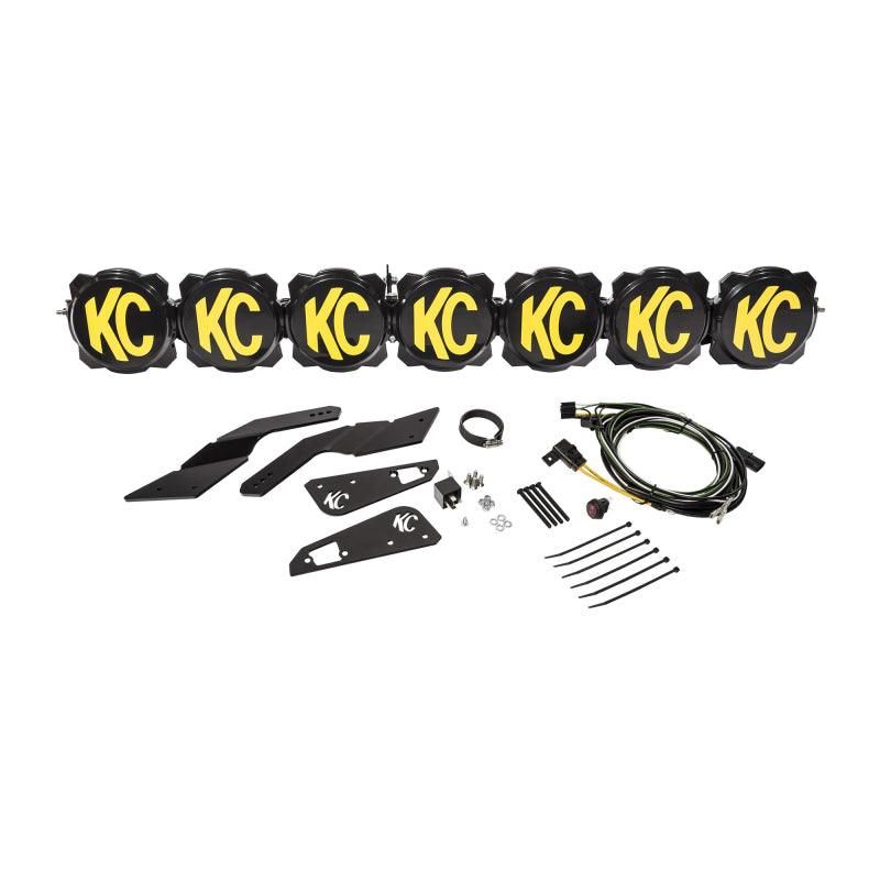 KC HiLiTES Can-Am X3 45in. Pro6 Gravity LED 7-Light 140w Combo Beam Overhead Light Bar System-tuningsupply.com