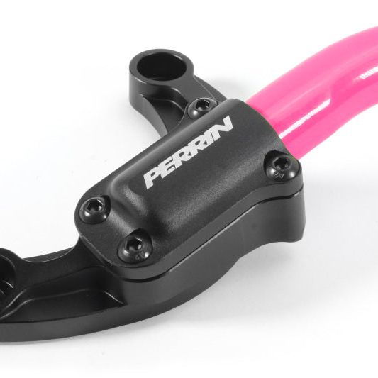 Perrin 2022 Subaru WRX Strut Brace w/ Billet Feet -  Hyper Pink-tuningsupply.com