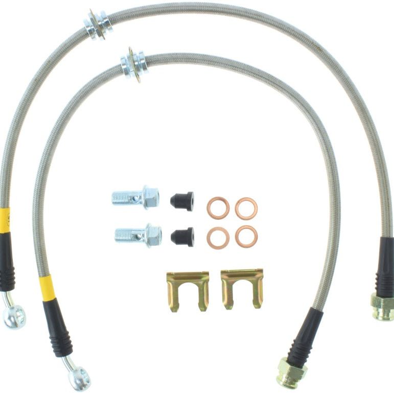 StopTech 02-07 WRX Stainless Steel Rear Brake Lines-Brake Line Kits-Stoptech-STO950.47501-SMINKpower Performance Parts