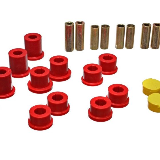 Energy Suspension 90-97 Mazda Miata Red Front Control Arm Bushing Set-tuningsupply.com