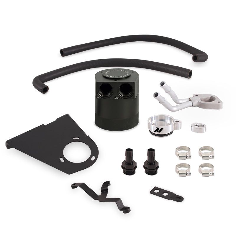 Mishimoto 2017+ Ford 6.7L Powerstroke Baffled Oil Catch Can Kit-tuningsupply.com