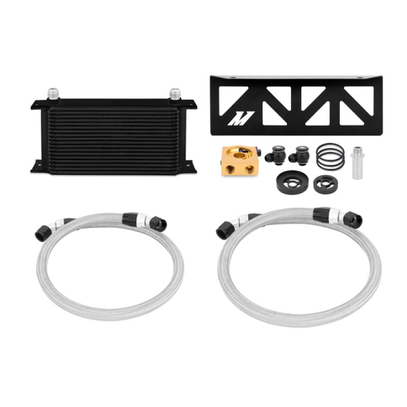 Mishimoto 13+ Subaru BRZ/Scion FR-S Thermostatic Oil Cooler Kit - Black-Oil Coolers-Mishimoto-MISMMOC-BRZ-13TBK-SMINKpower Performance Parts