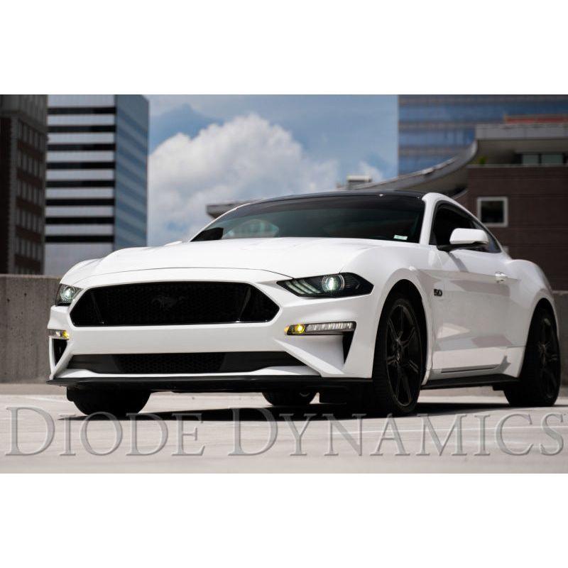 Diode Dynamics Elite Series Combination Fog Lamp for 18-21 Ford Mustang - Cool - White (Pair)-tuningsupply.com