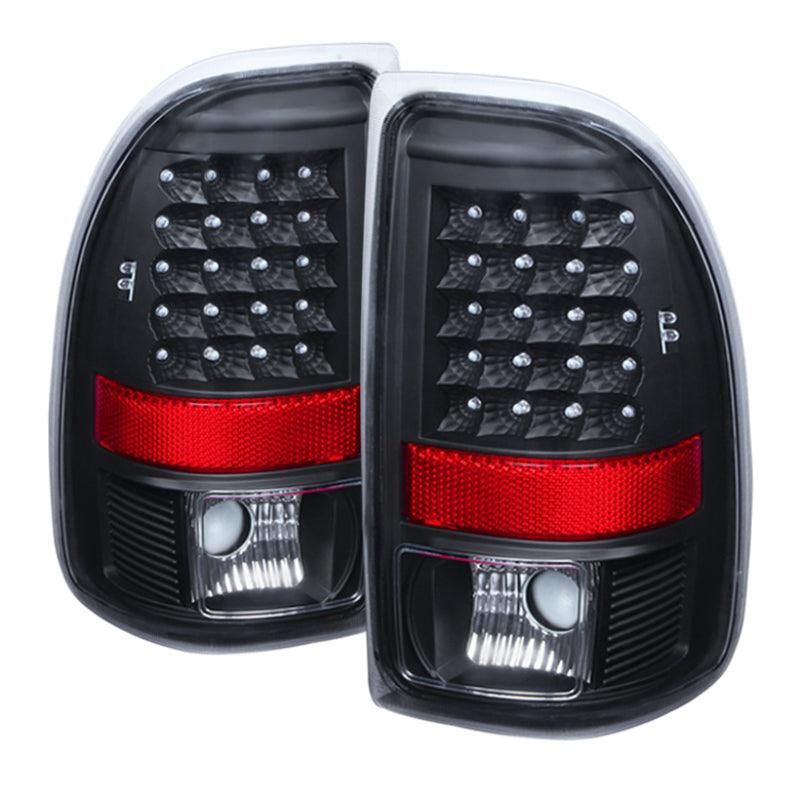 Xtune Dodge Dakota 97-04 LED Tail Lights Black ALT-JH-DDAK97-LED-BK - SMINKpower Performance Parts SPY9027017 SPYDER