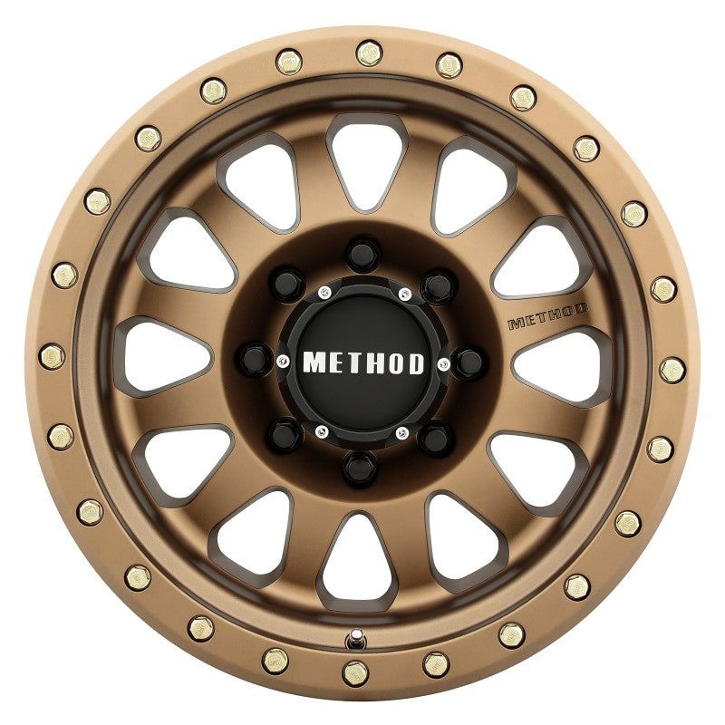 Method MR304 Double Standard 17x8.5 0mm Offset 8x170 130.81mm CB Method Bronze Wheel-tuningsupply.com