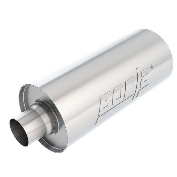 Borla Universal Performance 2.5in Inlet/Outlet Stainless Racing Muffler-tuningsupply.com