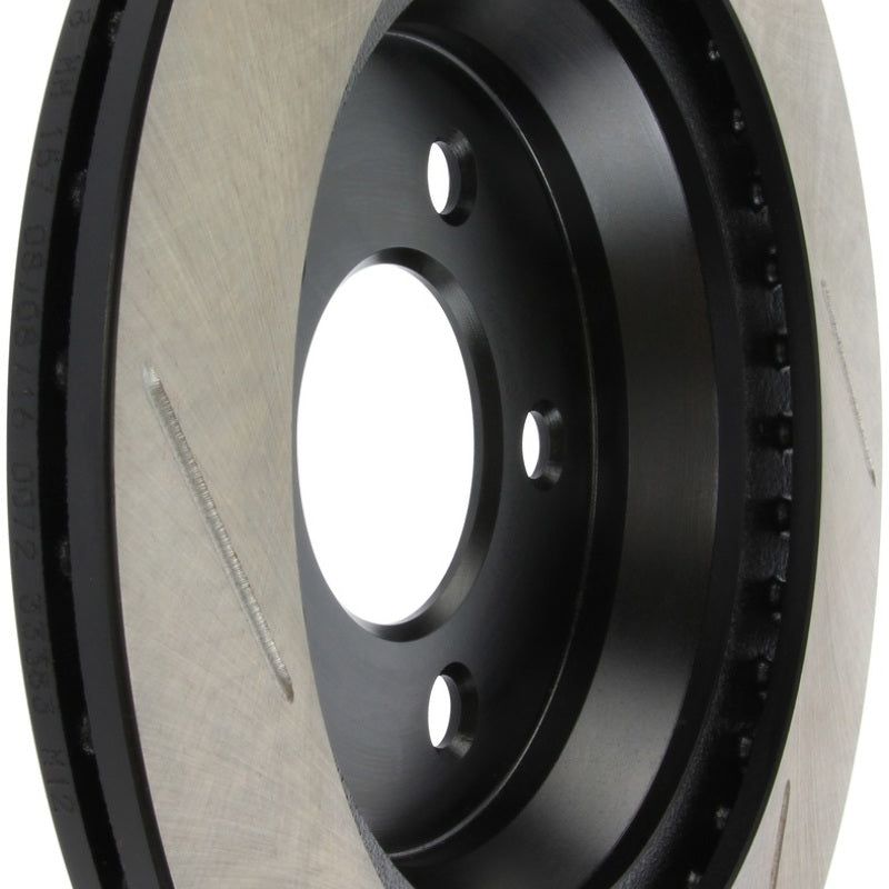 StopTech Power Slot 94-04 Ford Mustang Rear Left Slotted Rotor-Brake Rotors - Slotted-Stoptech-STO126.61046SL-SMINKpower Performance Parts