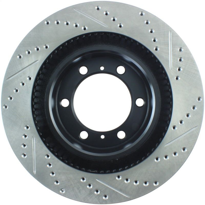 StopTech Slotted & Drilled Sport Brake Rotor-Brake Rotors - Slot & Drilled-Stoptech-STO127.44174R-SMINKpower Performance Parts