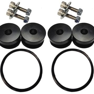 Torque Solution Billet Bumper Quick Release Kit Combo (Black): Universal-Quick Release Adapters-Torque Solution-TQSTS-UNI-026BC-SMINKpower Performance Parts