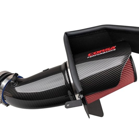 Corsa 2019-2023 Dodge Challenger SRT/Hellcat/Redeye/Demon Carbon Fiber Air Intake w/ DryTech Filter-tuningsupply.com