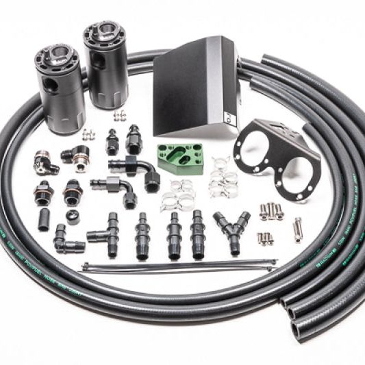 Radium 02-21 Subaru EJ-Series Fluid Lock Turbo Dual Catch Can Kit-tuningsupply.com