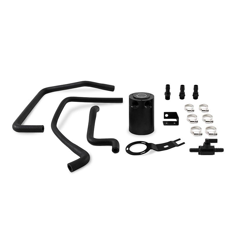 Mishimoto 2016+ Mazda Miata Baffled Oil Catch Can Kit - Black-Oil Catch Cans-Mishimoto-MISMMBCC-MIA-16PBE-SMINKpower Performance Parts