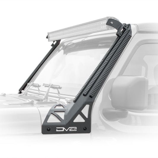 DV8 Offroad 2018+ JL/Gladiator Picatinny Rail A-Pillar Pod LED Light Mount-tuningsupply.com