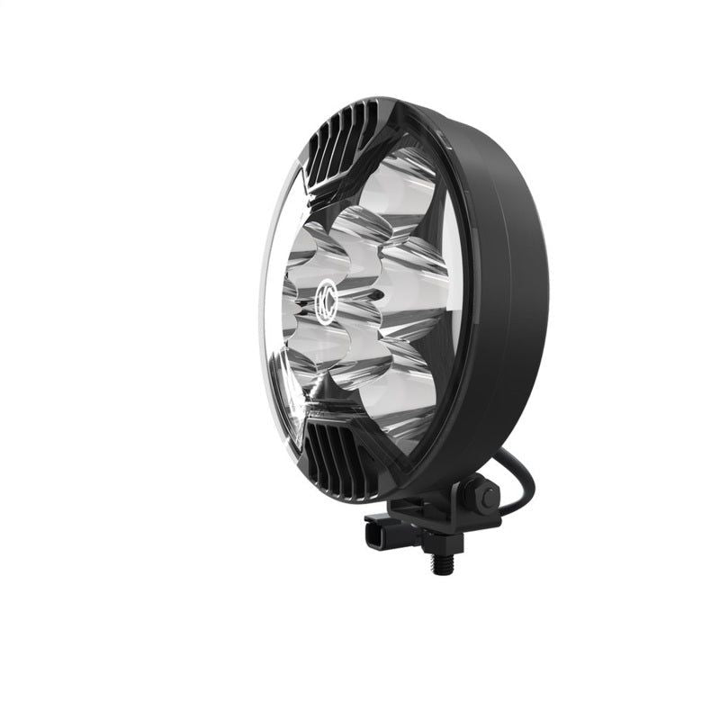 KC HiLiTES SlimLite 6in. LED Light 50w Spot Beam (Single) - Black-tuningsupply.com