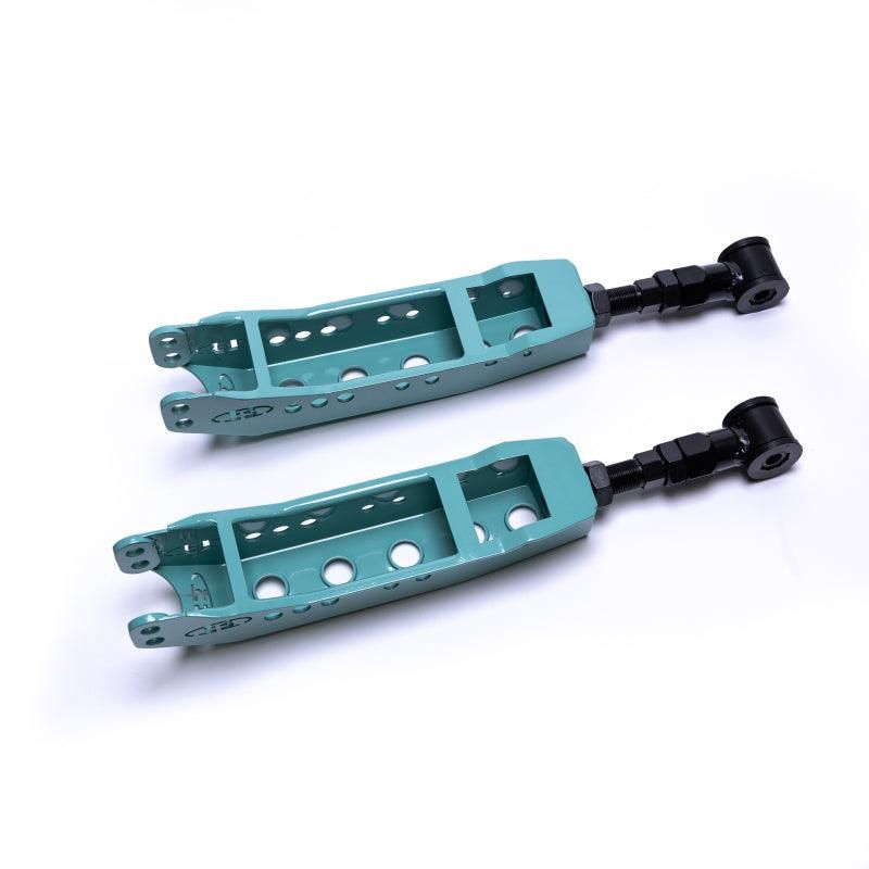 BLOX Racing Rear Lower Control Arms - Teal (2013+ Subaru BRZ/Toyota 86 / 2008+ Subaru WRX/STI)-tuningsupply.com