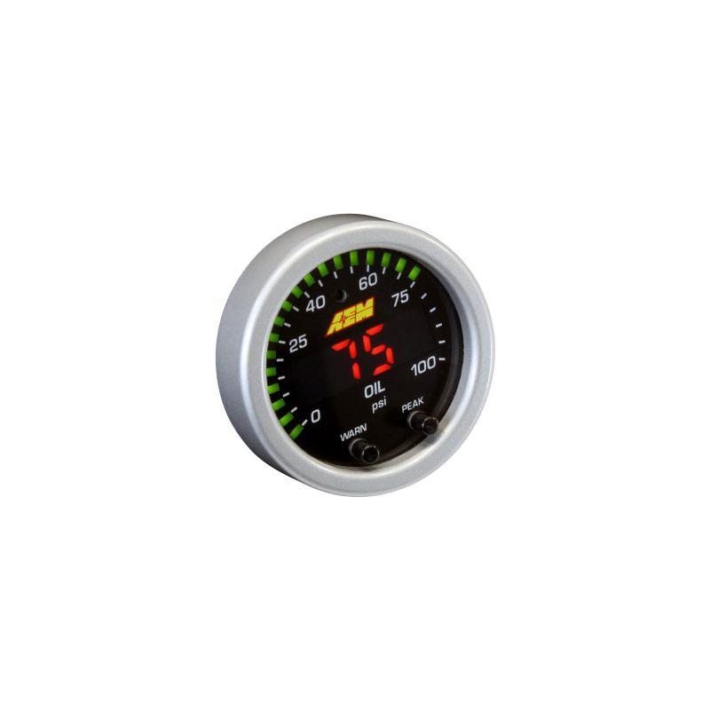 AEM X-Series Pressure 0-100psi Gauge Kit-tuningsupply.com