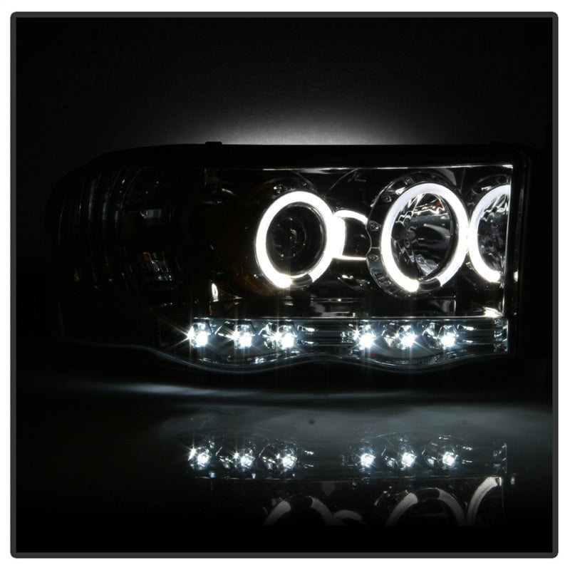 Spyder Dodge Ram 1500 02-05/Ram 2500 03-05 Projector Headlights LED Halo LED Chrm PRO-YD-DR02-HL-C-Headlights-SPYDER-SPY5009982-SMINKpower Performance Parts