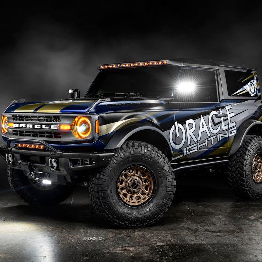 Oracle 2021+ Ford Bronco Oculus Bi-LED Projector Headlights - Amber/White Switchback - SMINKpower Performance Parts ORL5886-023 ORACLE Lighting