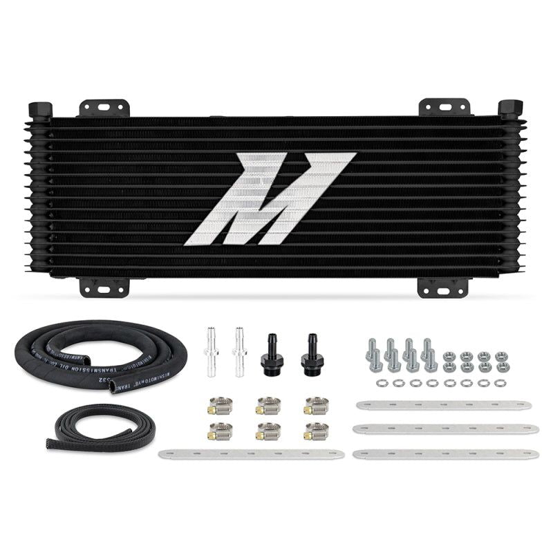 Mishimoto Universal Stacked Plate Trans Cooler 13 Row Black-tuningsupply.com