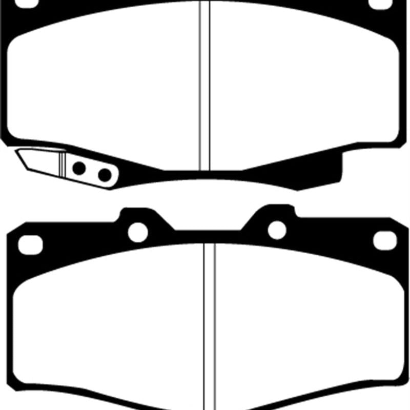 EBC 90-91 Toyota 4 Runner 2.4 Greenstuff Front Brake Pads-tuningsupply.com