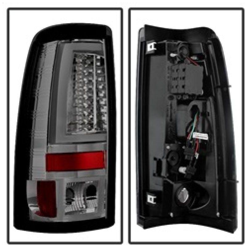 Spyder Chevy Silverado 1500/2500 99-02 Version 2 LED Tail Lights - Smoke ALT-YD-CS99V2-LED-SM - SMINKpower Performance Parts SPY5081896 SPYDER