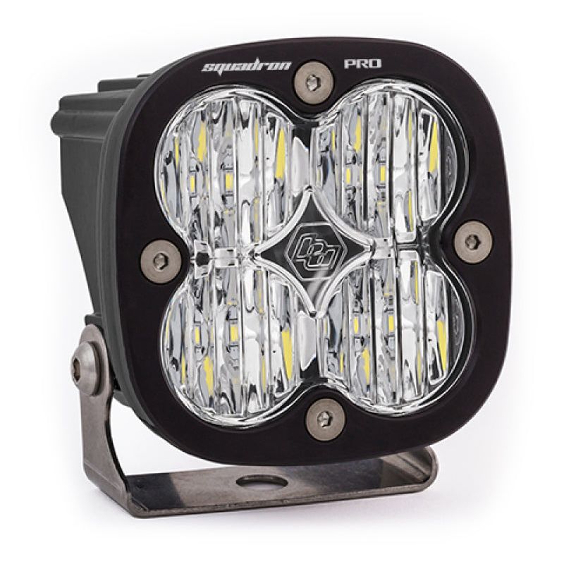 Baja Designs Squadron Pro Black Wide Cornering Pattern LED Light Pod - Clear-tuningsupply.com