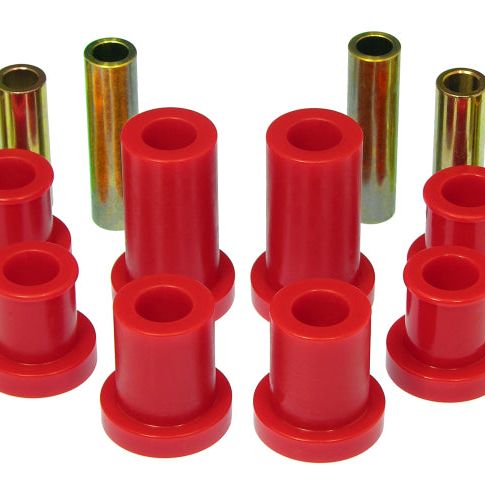 Prothane 07-14 Chevy Silverado 2/4wd Upper/Lower Front Control Arm Bushings - Red-tuningsupply.com