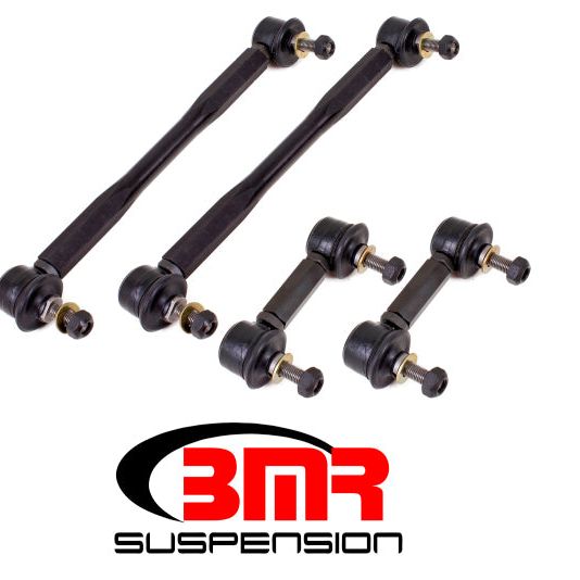 BMR 14-17 Chevy SS Front and Rear Sway Bar End Link Kit - Black-tuningsupply.com