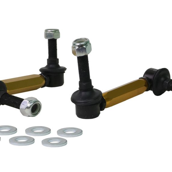 Whiteline 06-09 Toyota FJ Cruiser GSJ10 / 09+ GSJ15 Front Adjustable Heavy Duty Sway Bar Link Kit-Sway Bar Endlinks-Whiteline-WHLKLC220-SMINKpower Performance Parts