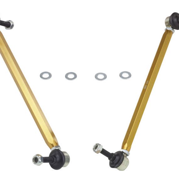 Whiteline 02-06 R53 & 06+ R56 Mini Cooper S Front Swaybar link kit-adjustable ball end links-Sway Bar Endlinks-Whiteline-WHLKLC105-SMINKpower Performance Parts