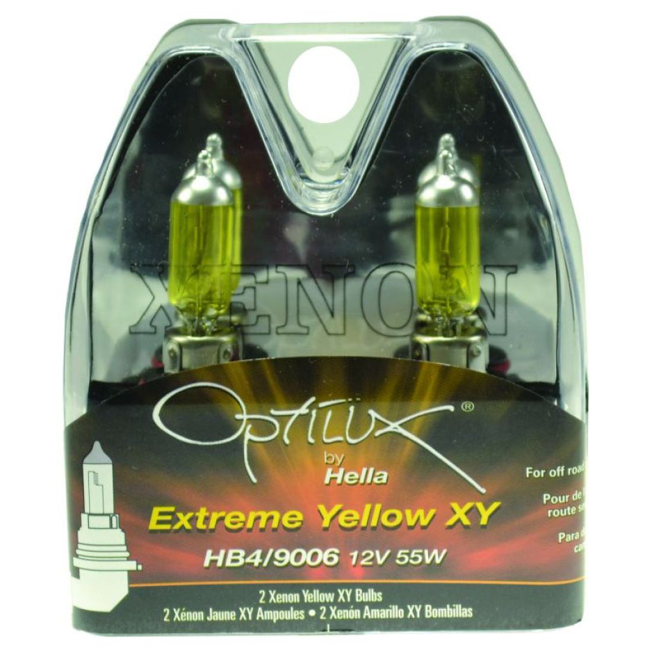 Hella Optilux HB4 9006 12V/55W XY Xenon Yellow Bulb-tuningsupply.com