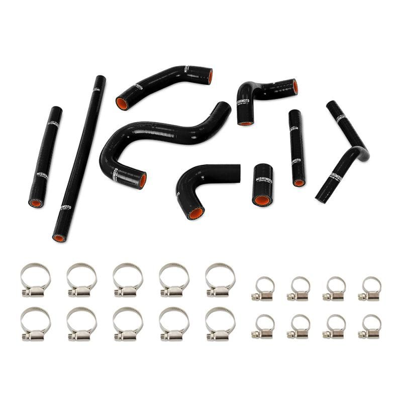 Mishimoto 96-02 Toyota 4Runner 3.4L (w/ Rear Heater) Silicone Heater Hose Kit - Black-tuningsupply.com