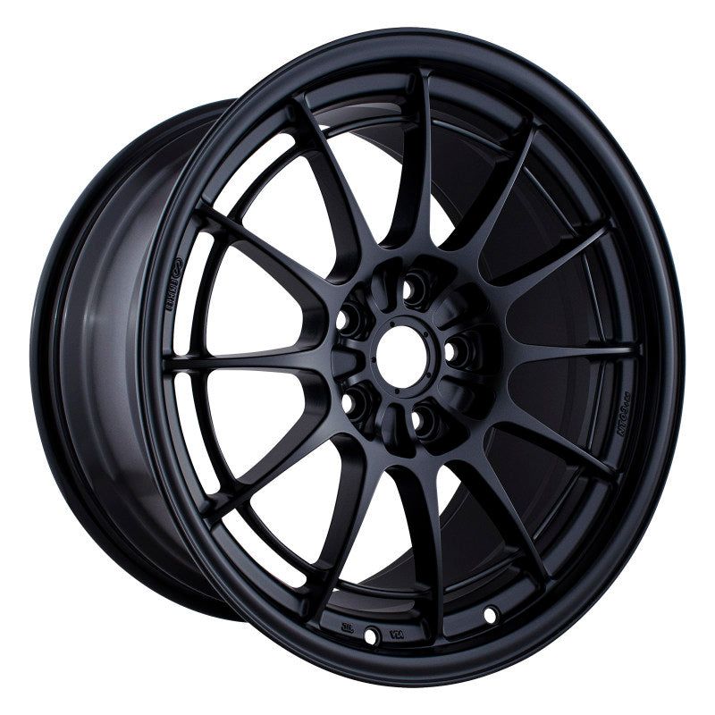 Enkei NT03+M 18x9.5 5x114.3 40mm Offset 72.6mm Bore Black Wheel G35/350Z *MOQ 40 Wheels*-tuningsupply.com