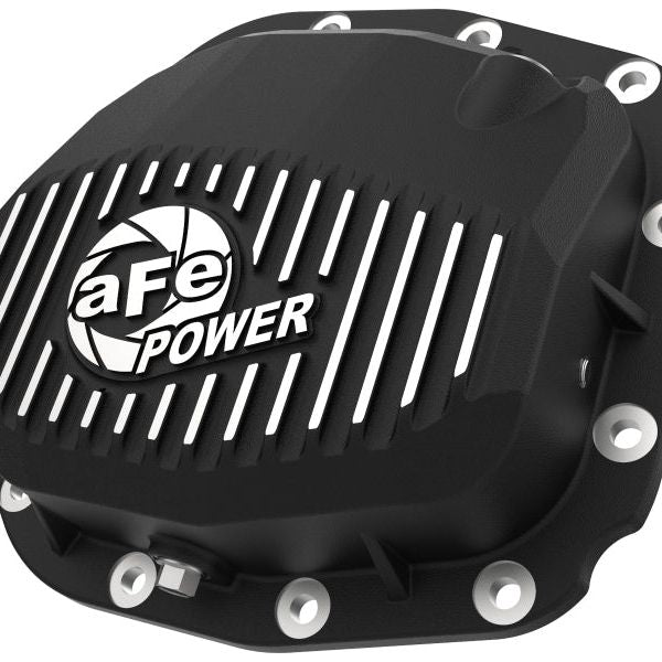 aFe Pro Series Rear Differential Cover Black w/ Fins 15-19 Ford F-150 (w/ Super 8.8 Rear Axles)-tuningsupply.com