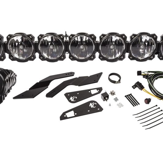 KC HiLiTES Can-Am X3 45in. Pro6 Gravity LED 7-Light 140w Combo Beam Overhead Light Bar System-tuningsupply.com