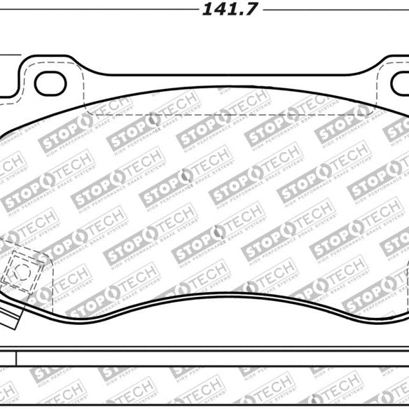 StopTech Performance 06-08 Dodge Magnum SRT-8 / 06-09 Charger SRT-8 / 09-10 Challenger SRT-8 / 06-1-Brake Pads - Performance-Stoptech-STO309.11490-SMINKpower Performance Parts