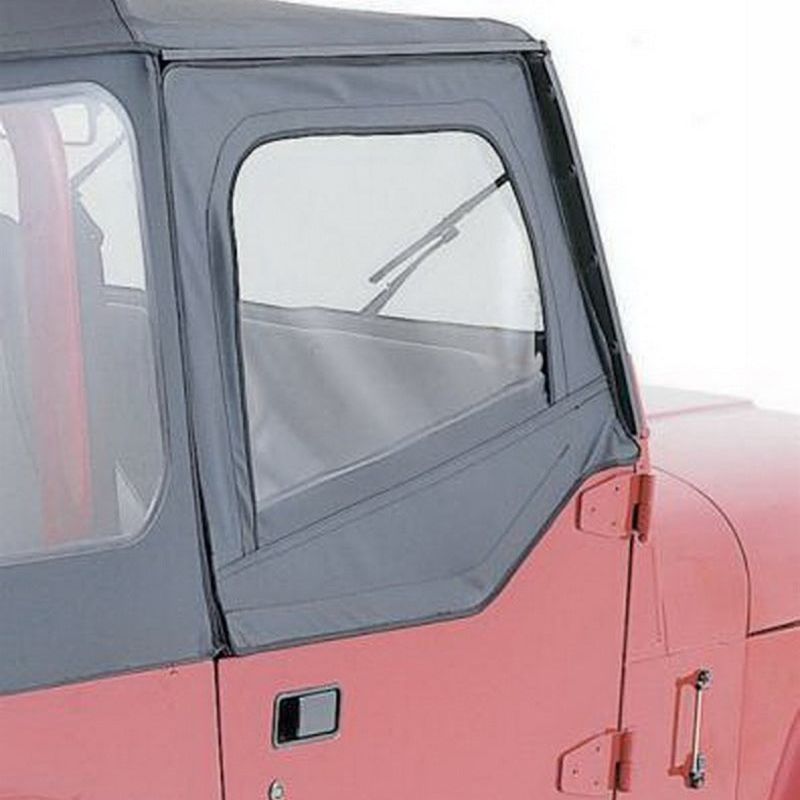 Rampage 1987-1995 Jeep Wrangler(YJ) Door Skins - Black Denim-Door Panels-Rampage-RAM89615-SMINKpower Performance Parts