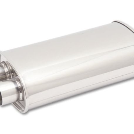 Vibrant StreetPower Oval Muffler 5in x 9in x 15in - 3in inlet/Dual Outlet (Center In - Dual Out)-Muffler-Vibrant-VIB1136-SMINKpower Performance Parts