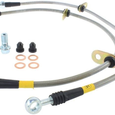 StopTech 06-09 Honda S2000 Front SS Brake Lines-Brake Line Kits-Stoptech-STO950.40012-SMINKpower Performance Parts